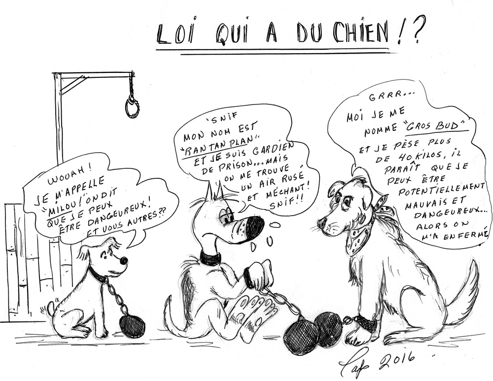 Caricature du mois de septembre 2016