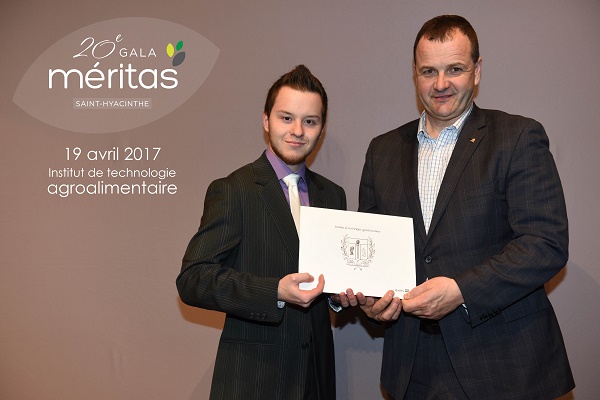 Gala Méritas de l’Institut de technologie agroalimentaire: Un étudiant de Sainte-Praxède honoré