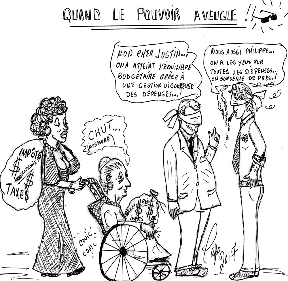 Caricature du mois d’août 2017