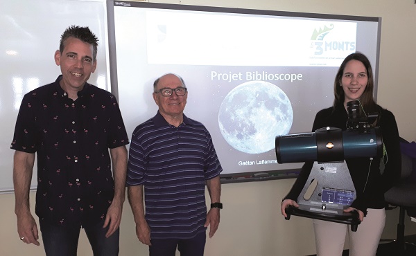 Nouveau service de prêt de télescopes