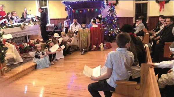 Une crèche vivante animée avec ferveur