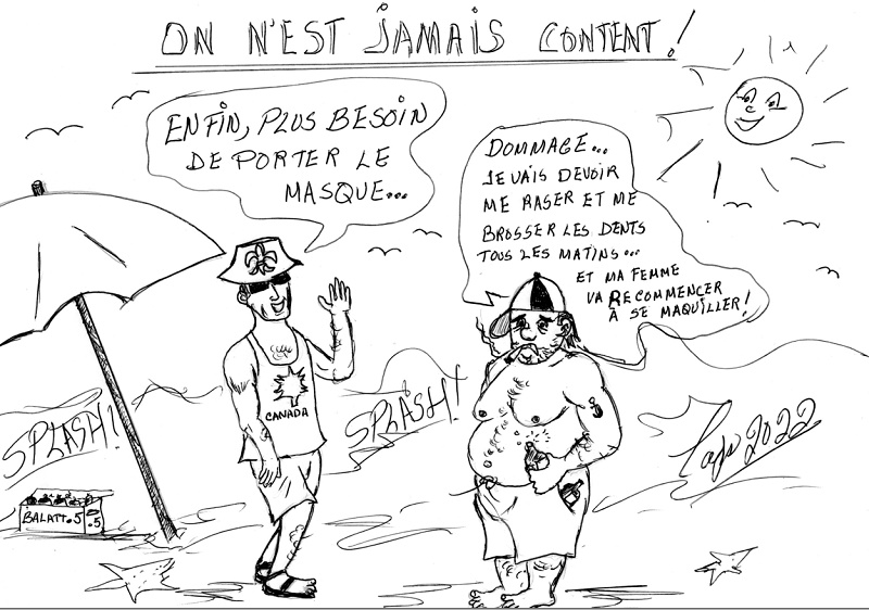 Caricature du mois d’août 2022