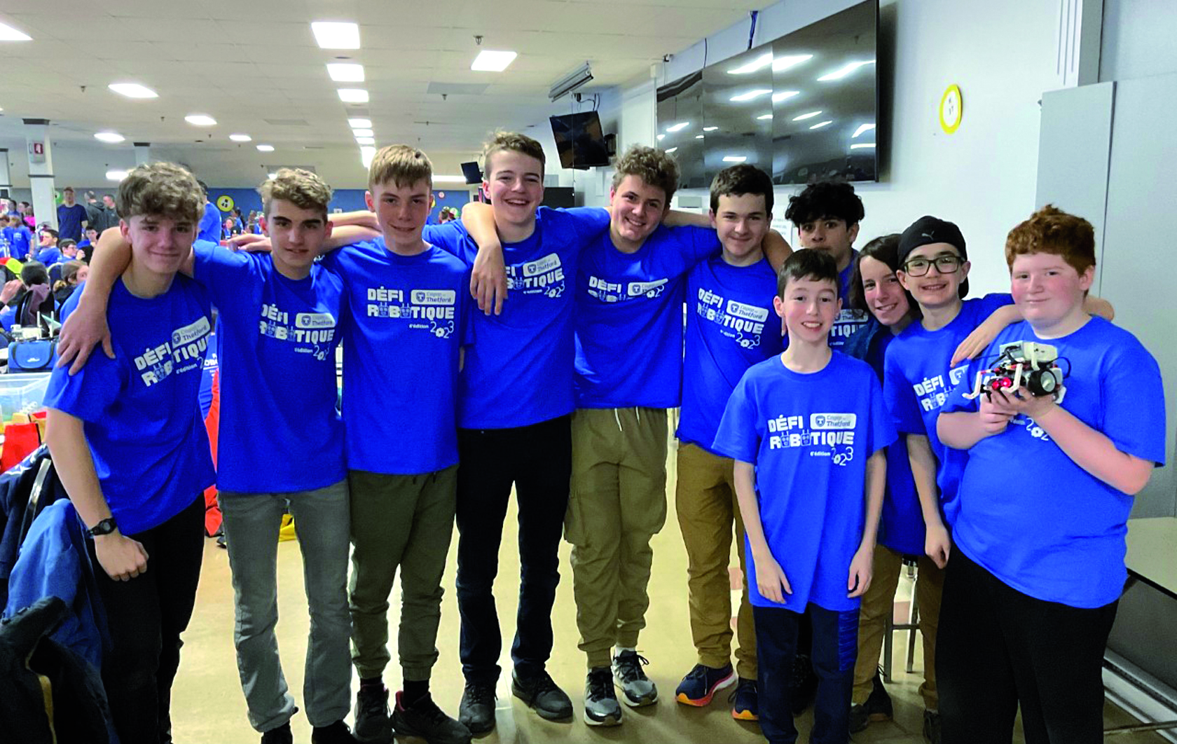 Des podiums pour les Gaulois à la compétition de robotique !